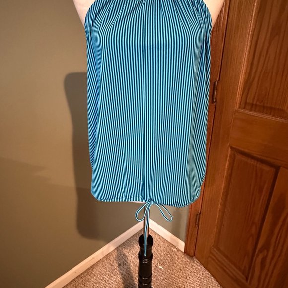 WORTHINGTON WOMENS HALTER NECK SLEEVELESS BLOUSE SIZE XXL  #564 - Picture 2 of 3